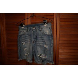 New! Daisy Duke Ladies Denim Distressed Shorts